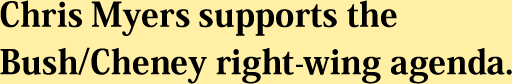 Myers is out of the mainstream.